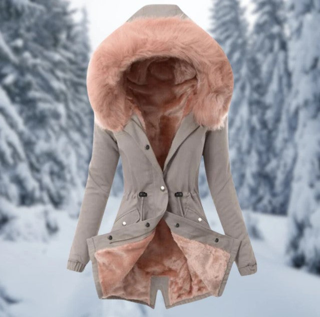 Baumwolljacke mit Kapuze
