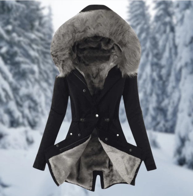 Baumwolljacke mit Kapuze